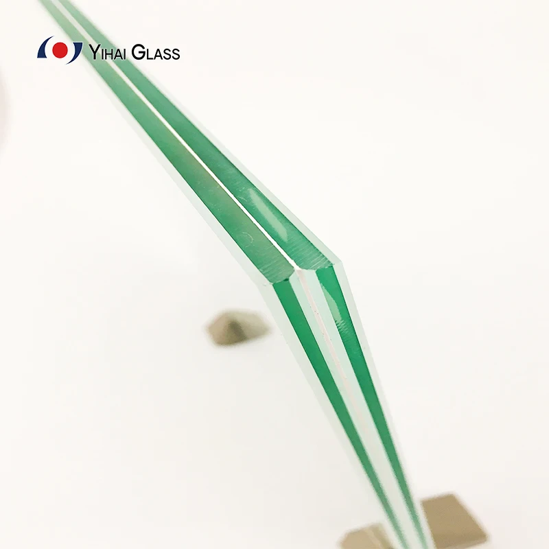 Building Glass Custom Clear Tinted Glass Tempered Laminated Glass For Building Window Railing