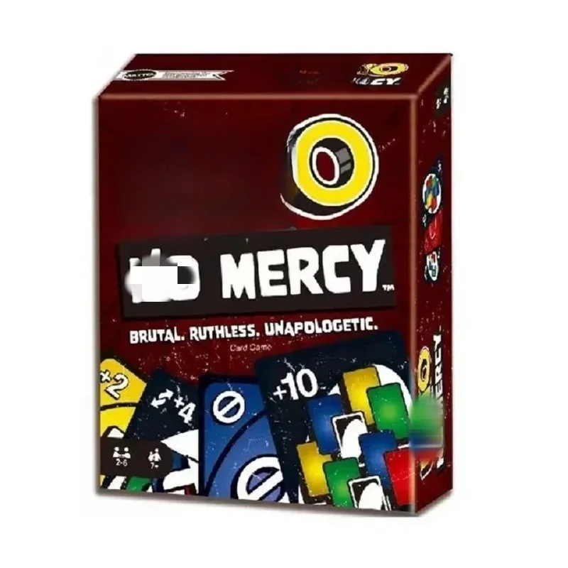Hot selling 168 Pcs Board Games UNOs Card Game Show Em No Mercy Table Game Playing Cards for Adults Kid One no mercy
