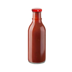 Kitchen Party BBQ Empty 250ml 8oz 12oz 16oz Round Chili Woozy Dressing Glass Tomato Hot Sauce Bottles for Sauce