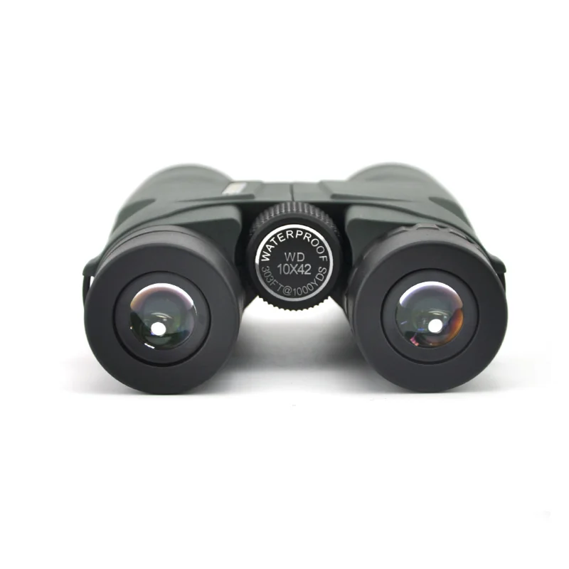 Visionking 10x42 Hunting Binoculars Waterproof Telescope Green and Black Binoculars Prismaticos Binoculars