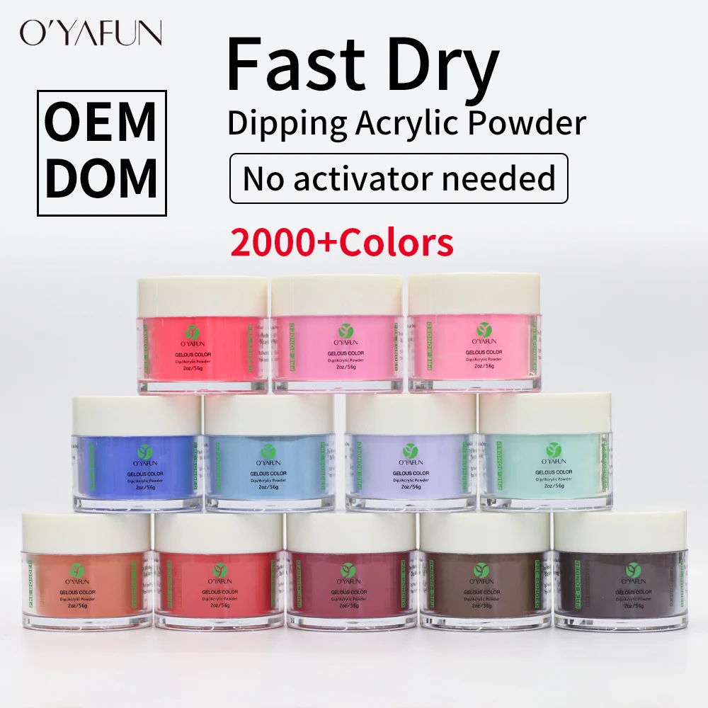 161 Colors Dip Powder Nail Kit Fast Drying Dippping Powder for Nail Dipping System