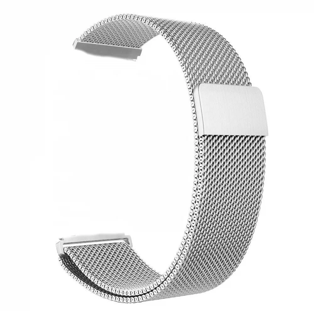 Wholesale watch band For Samsung active 2 Gear S3 46mm 42mm Milanese Metal watch strap for amazfit bip for huawei GT watchband