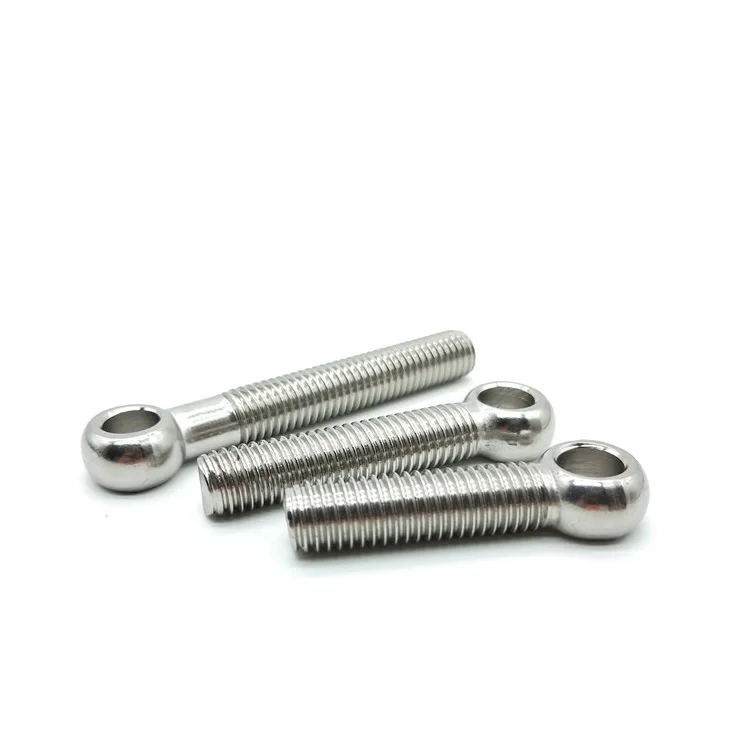 Din580 Full Threaded 316 304 Eye Screw Stainless Steel Lifting Eye Bolt M5 M6 M8 M10 M12 M14