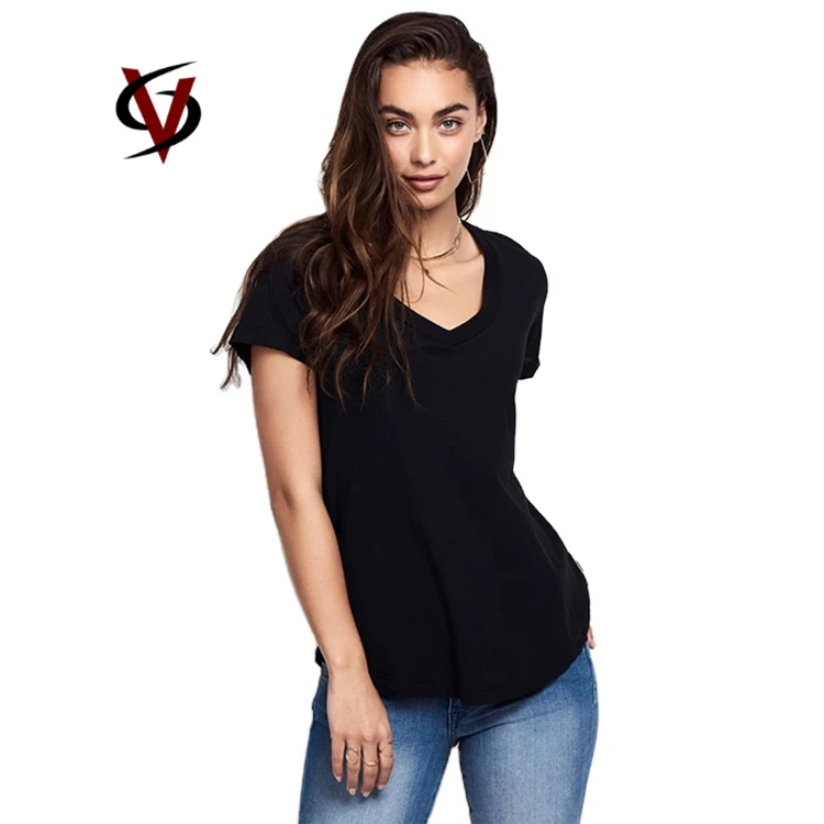 
Best Quality Cheap Custom Tshirt Women Blank Cotton T Shirt 