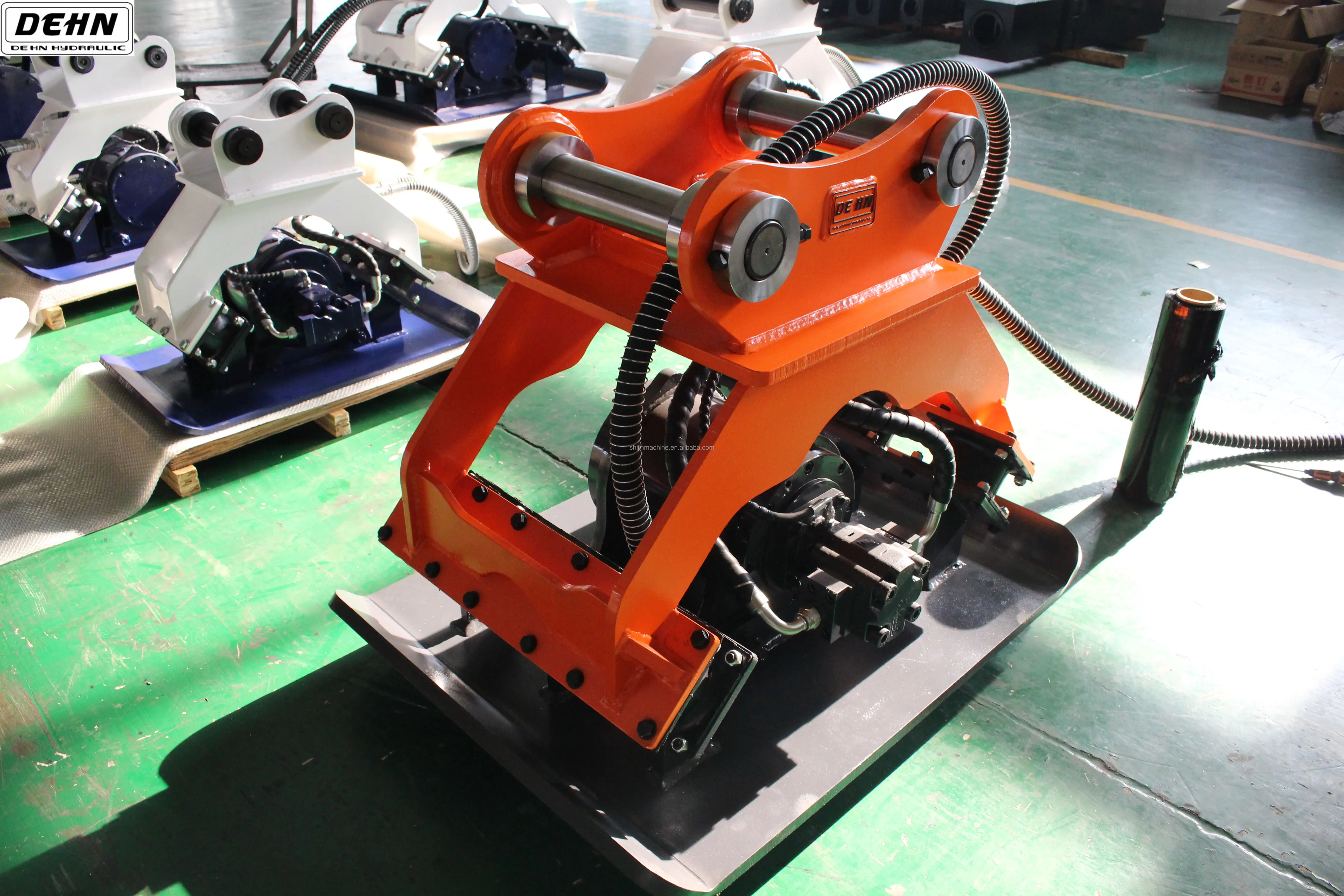 Excavator hydraulic vibrating plate compactor machine China earth compactor for sale