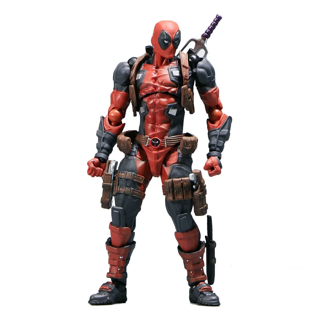AMAZING YAMAGUCHI 15cm X-MAN Dead-Pool New 2.0 BJD Articulated Joints Moveable Action Figure Model Toys