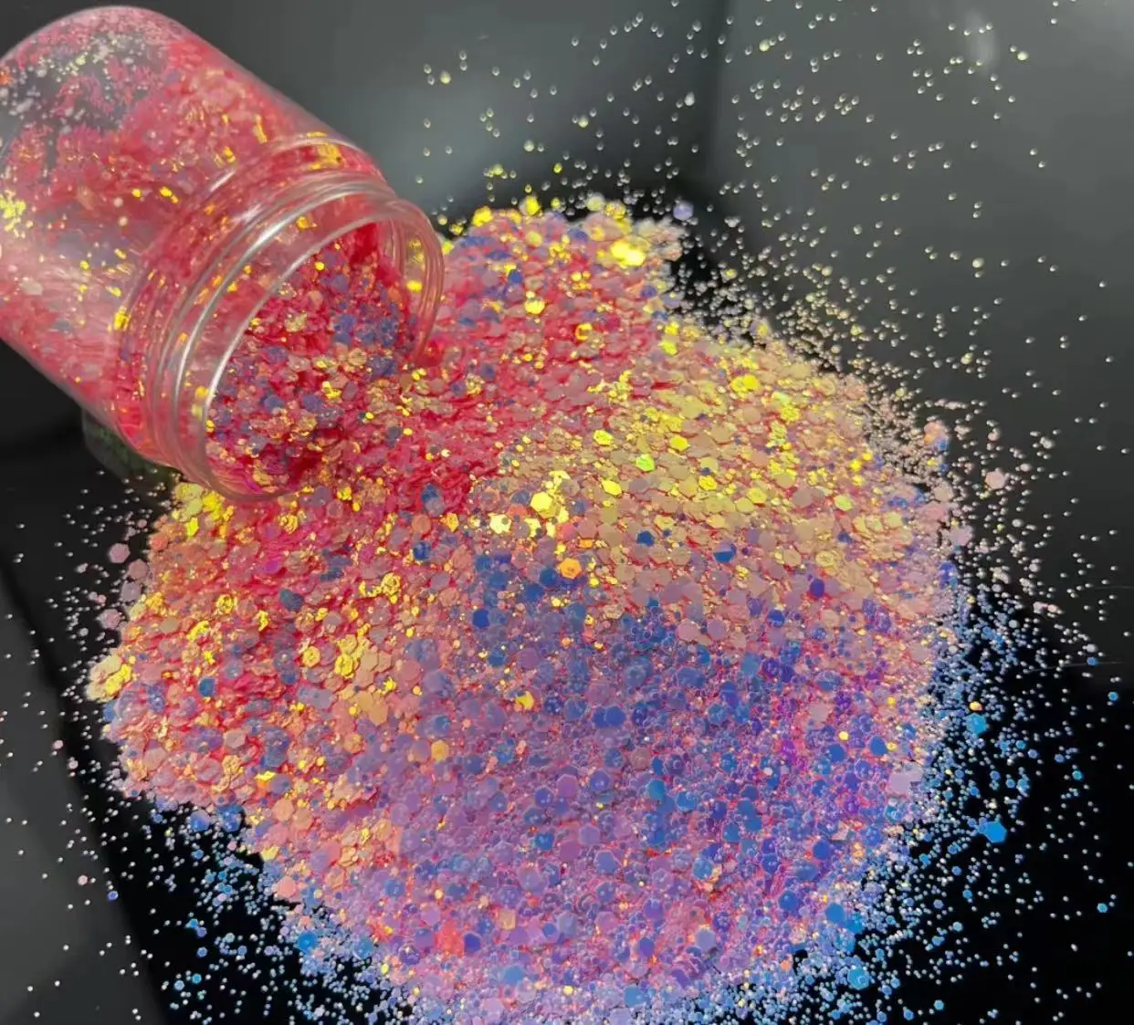 Wholesale Hot Style High Flash Chameleon Mixed Size Glitter Powder Mirror Glitter For Nail Party DIY Christmas Decoration