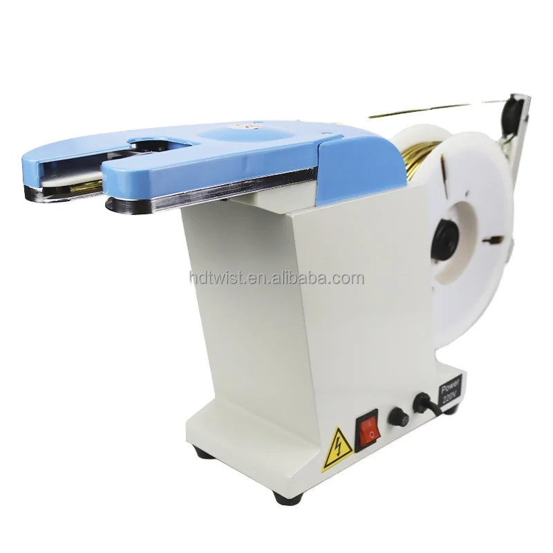 Twist-HD TD-E Twist Tie Spool Machine Lollipop Packing Single Tying Wire Bakery Chocolate Bread Bag Closure