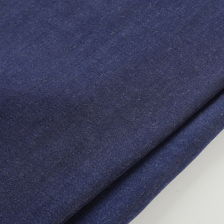 2022 Современная Новая прочная мягкая хлопковая вискозная ткань из темного денима для женских джинсов