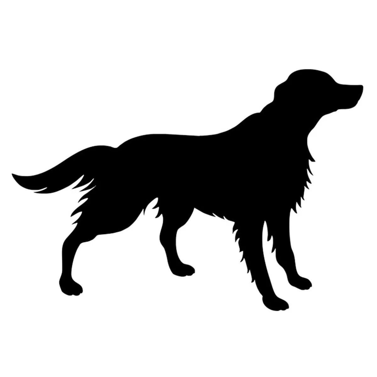 Dog Waiting Funny Car Laser Sticker Laptop Window Vinyl Wall Truck Glass Bumper Decal Gift Die Cut Decals Laptop Window Glass