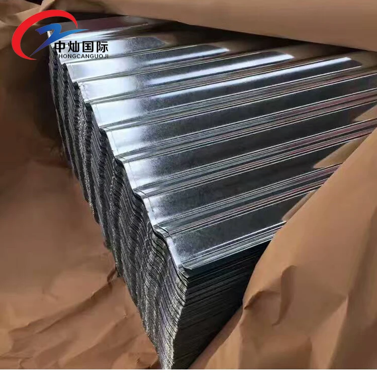 BWG26 Sudamerica chapa galvanizado precio hoja de acero corrugado para techos