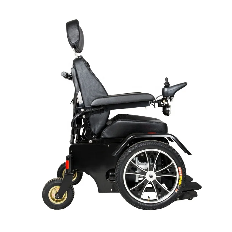 electric standing wheelchair for easy to reach high position for disable people