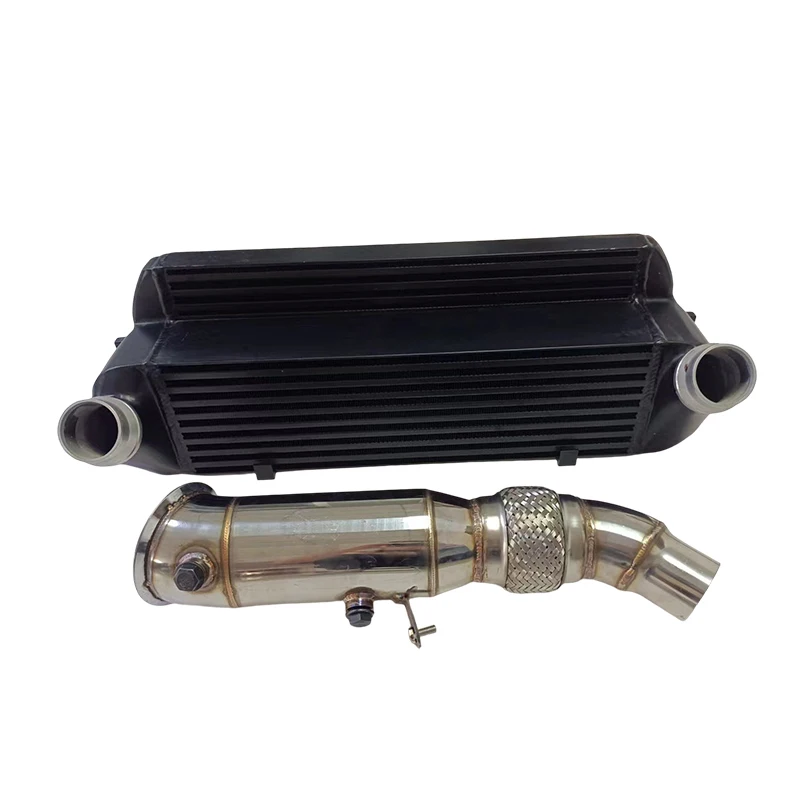 Jiusheng B2298 Aluminum Tube Fin Heat Exchanger Race Car Engine Intercooler Intermediate Cooler