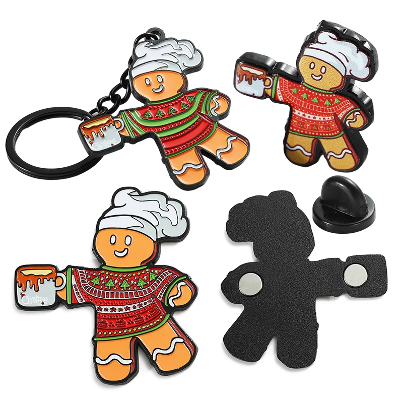 Металлические магниты на холодильник