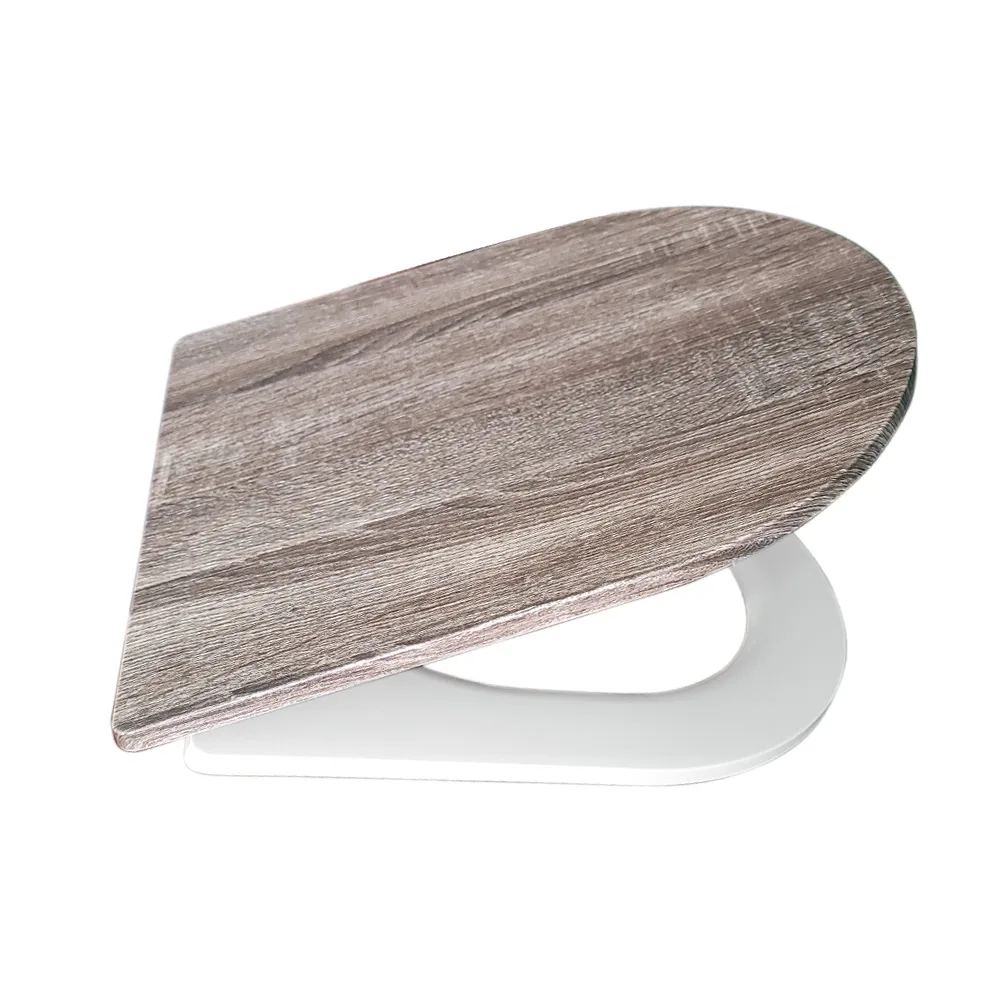Toilet Seat UF Urea Formaldehyde Resin Cover Modern Design Soft Close Toilet Seat