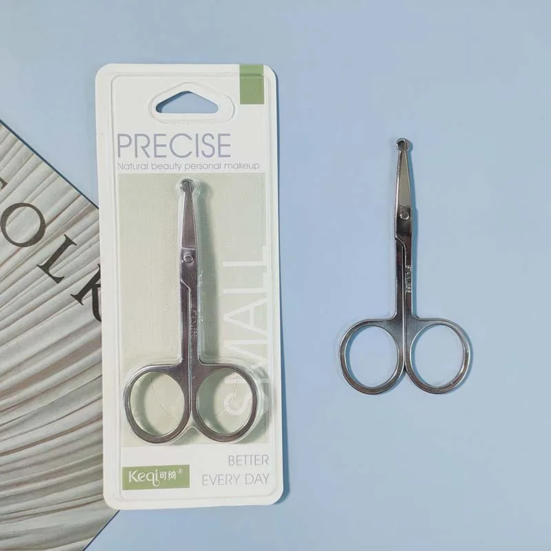 Manufacturer Cosmetic Shaping Tools Makeup Scissors China Custom Satin OEM Steel Stainless Logo Nail Style Finger Beauty Packing