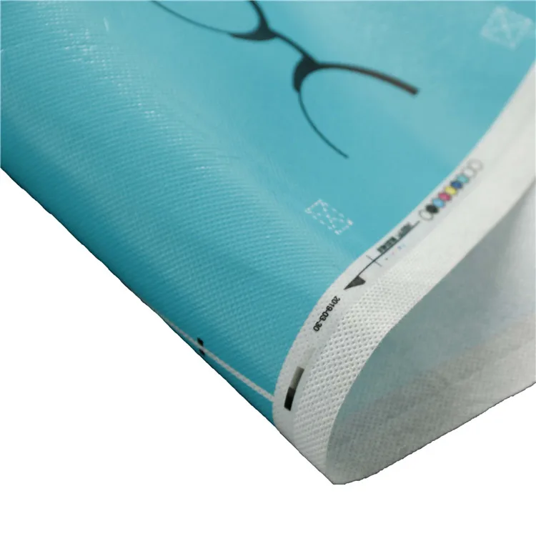 OPP Printed colorful Film Laminated pp spunbond Nonwoven fabric for nonwoven bag