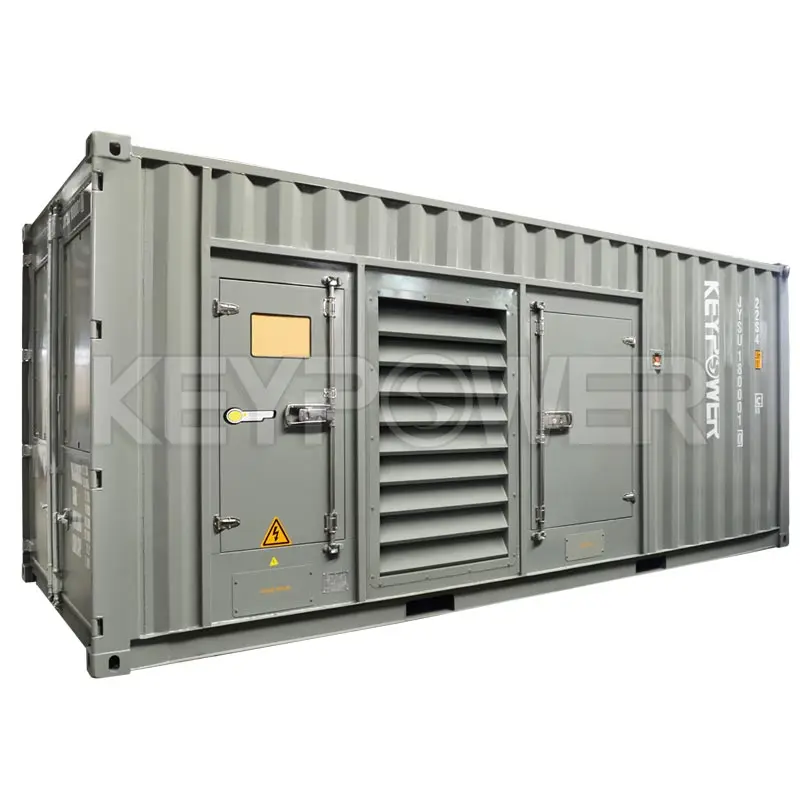 1000 kW 1250KVA Containerized silent Diesel Generator With KTA38-G9 Engine