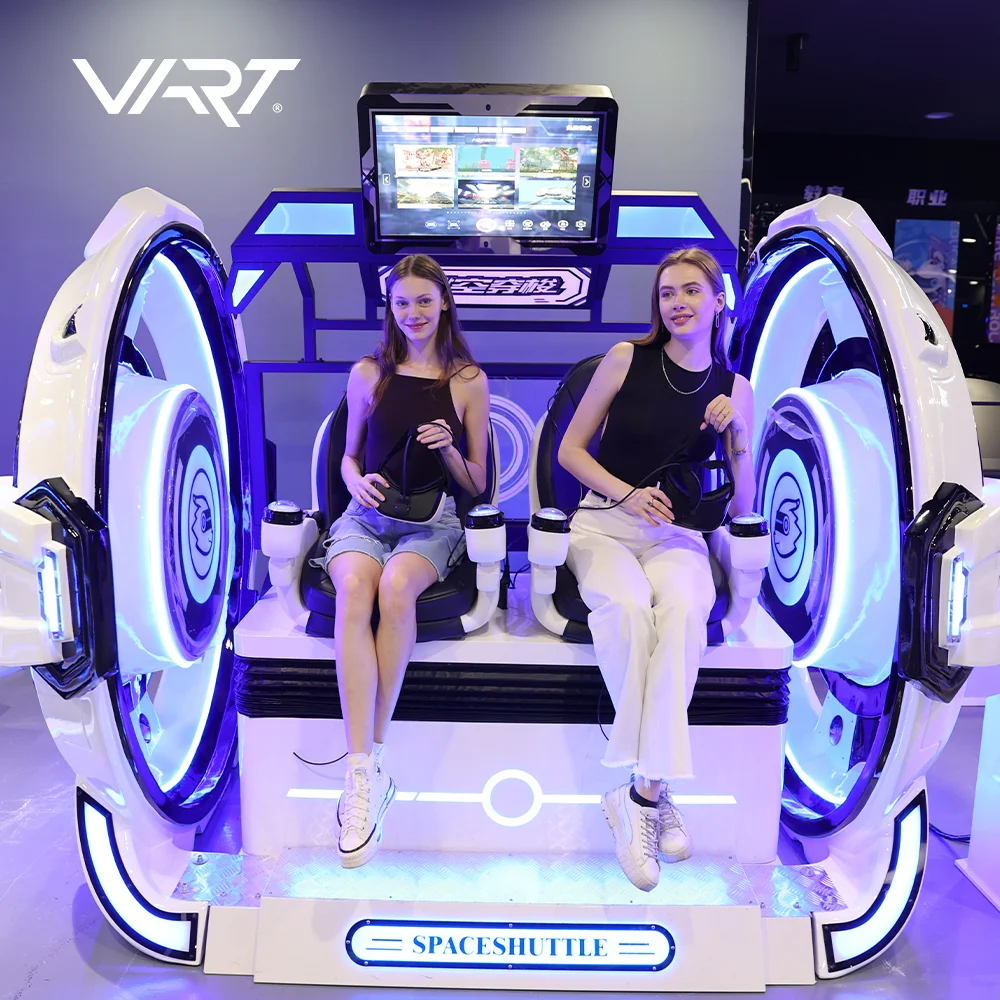 Commercial  9D VR Double Seats Egg Chair Virtual Reality Cinema/ Theater Simulator Game Machine with VR Headset