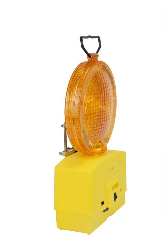 roadway safety traffic warning barricade led blinker warning flashing  yellow light