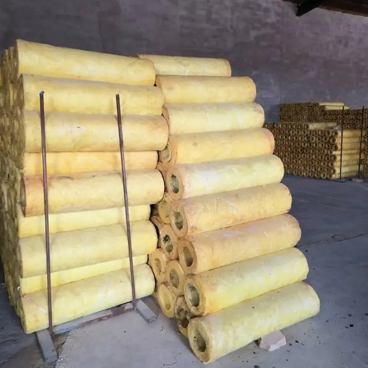 Insulation manufacturer china production line price glass wool tube