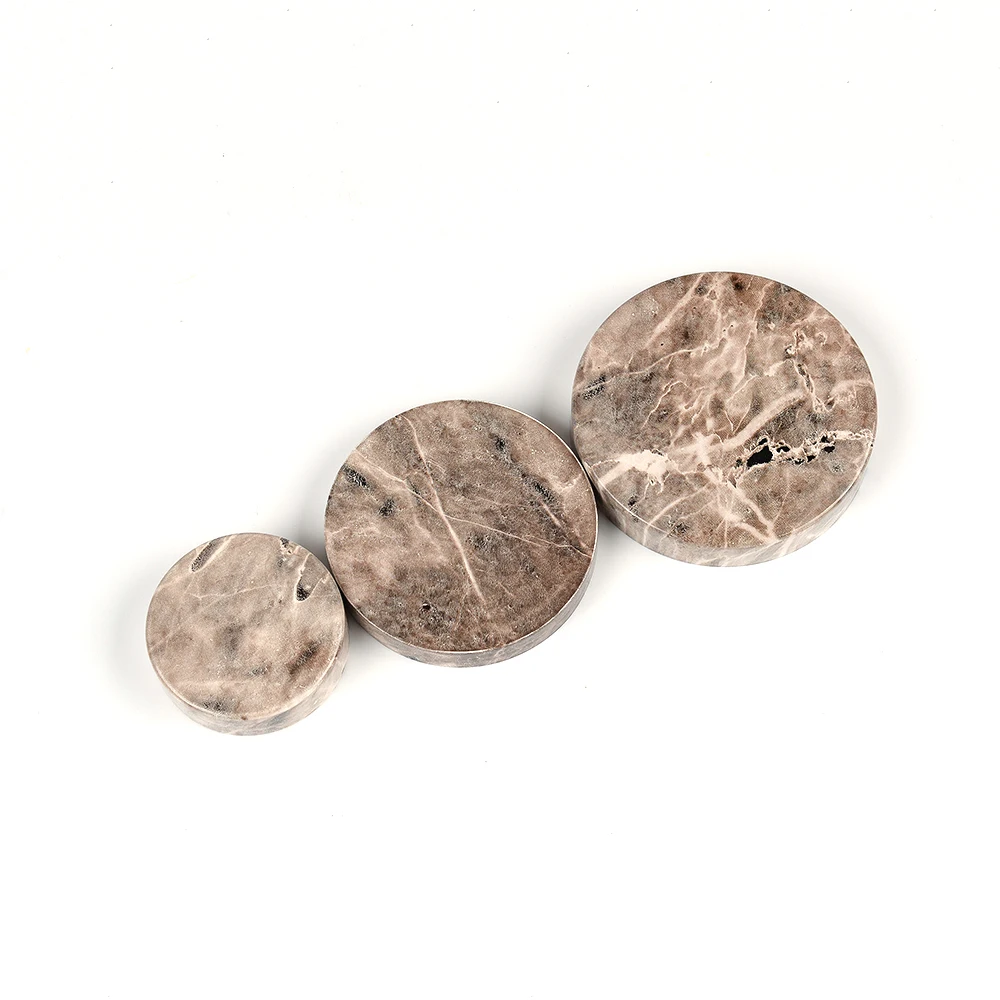 Factory Price GENSYU Luxury Customized Size Marble Pattern Cap For Protein Powder Bottle