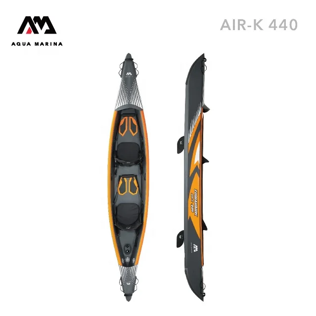 
TOMAHAWK Air-K 440 Portable Inflatable Drop-Stitch Kayak for 2 person 