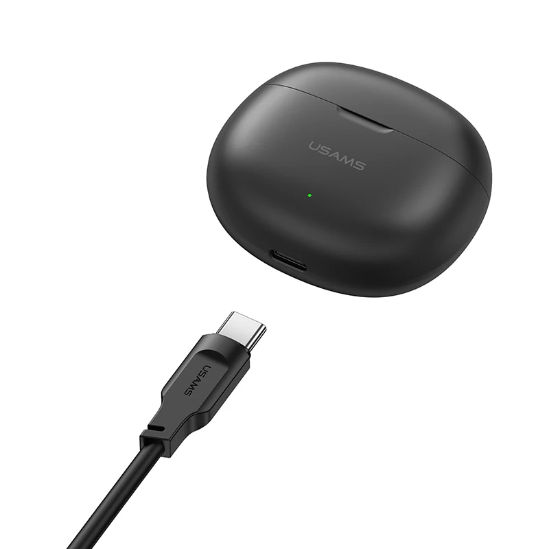 USAMS ready to ship wireless tws type c earphone cheap price tws wireless BT5.3 headphones earphones earbuds