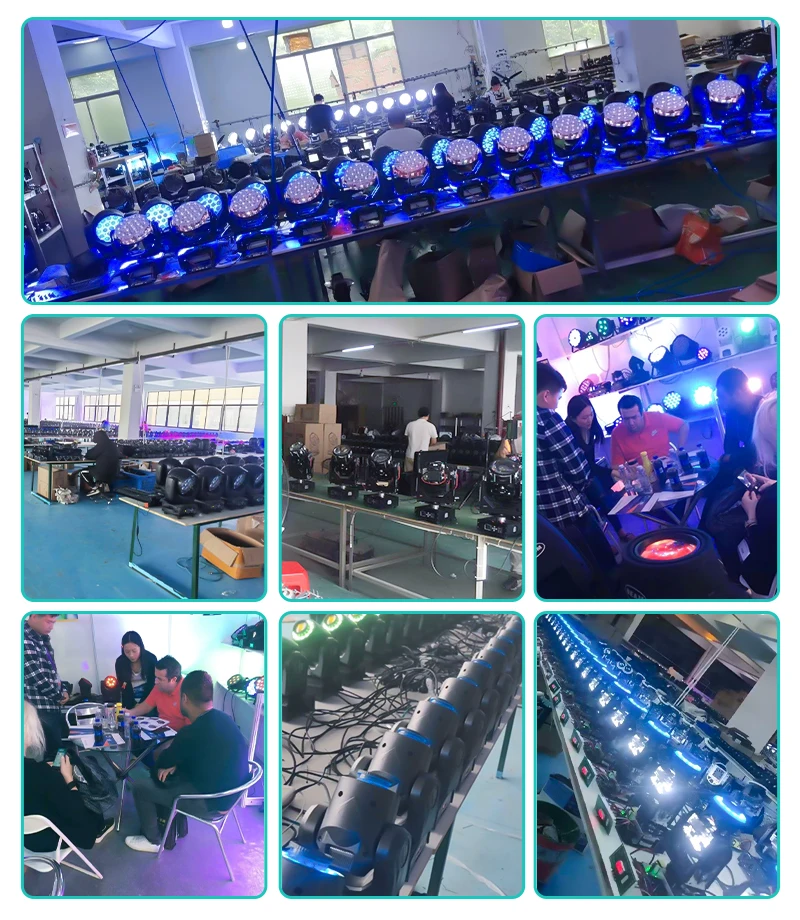 Newest Wash 19*15 Rgbw 4 In 1 Mac Aura Moving Head Rgb/remote Control Dmx Zoom Wash Stage Light