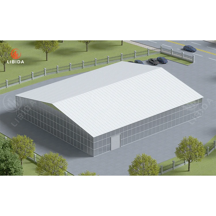 Prefab Warehouse/workshop/hangar/poultry House/hall Building Metal Frame Building Prefabricated Steel Structure