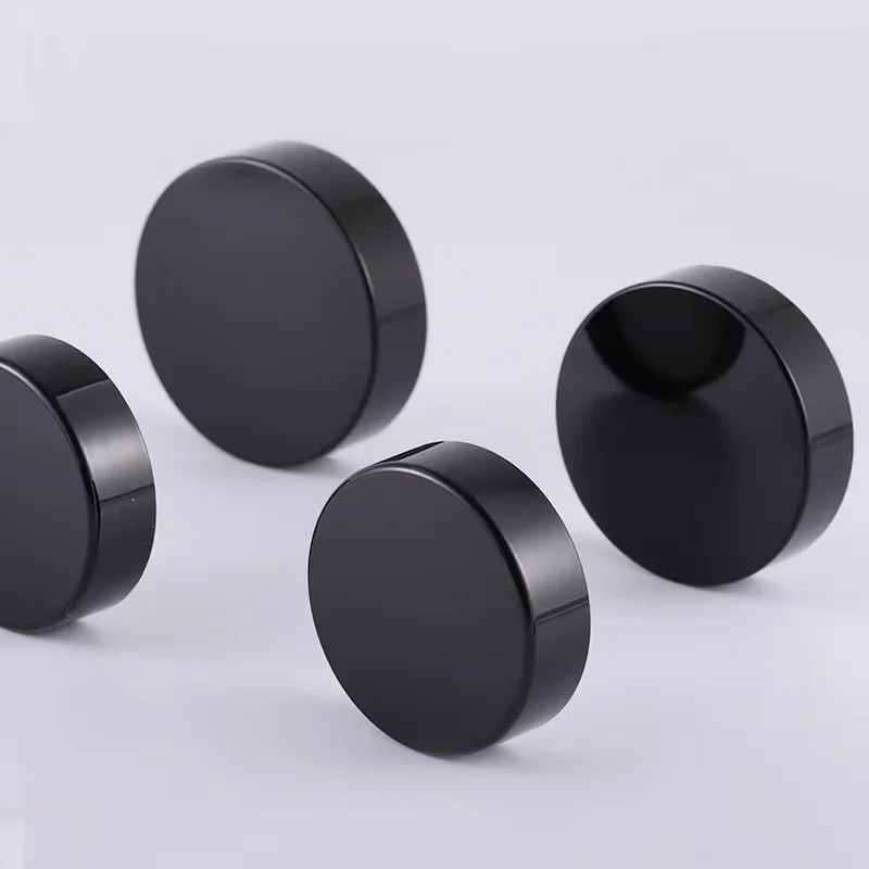 Jar Black Food Storage Plastic Containers Wholesale 100g 200g 300g PET Cosmetic Packing Plastic Jars with Lids 500pcs