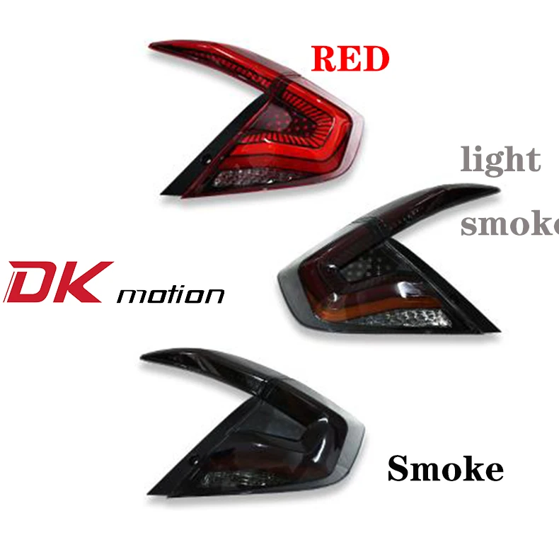 Car Lamp Led Tail Light For Honda Civic 10th sedan 2016 2017 2018 2019 Tail lamp With DRL
