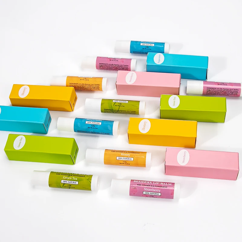
Custom Vitamin C Natural Pink Color Moisturizing Natural private label make your own logo brand for lip care 