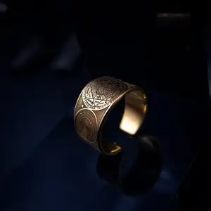 925 sterling silver Seal of the Seven Archangels Secret of Universe Ring solomon kabbalah amulet talisman