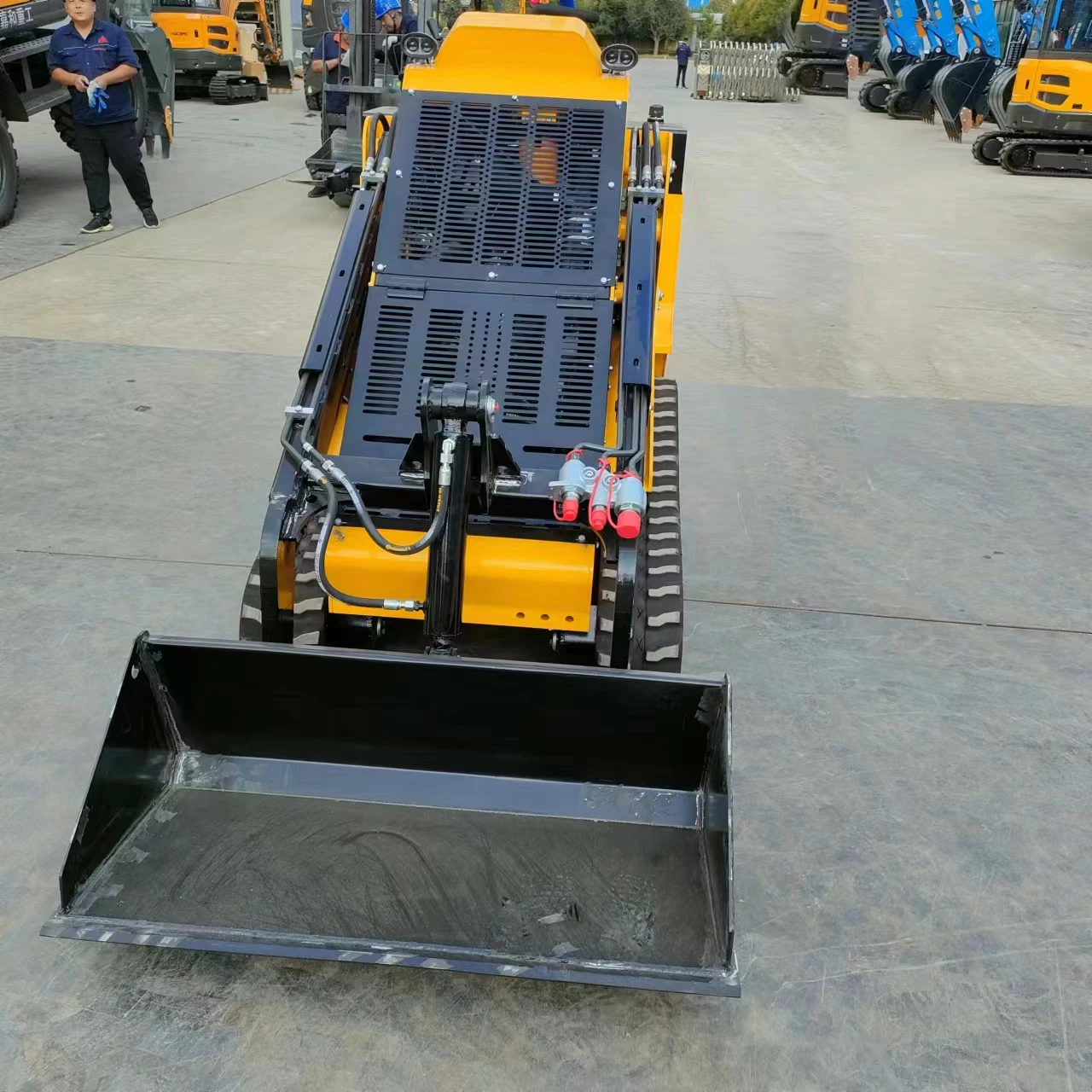 Infront Skid Steer Wheel Loader Snow Blower Attachment For Skid Steer Loader And Excavator Hedge Trimmer