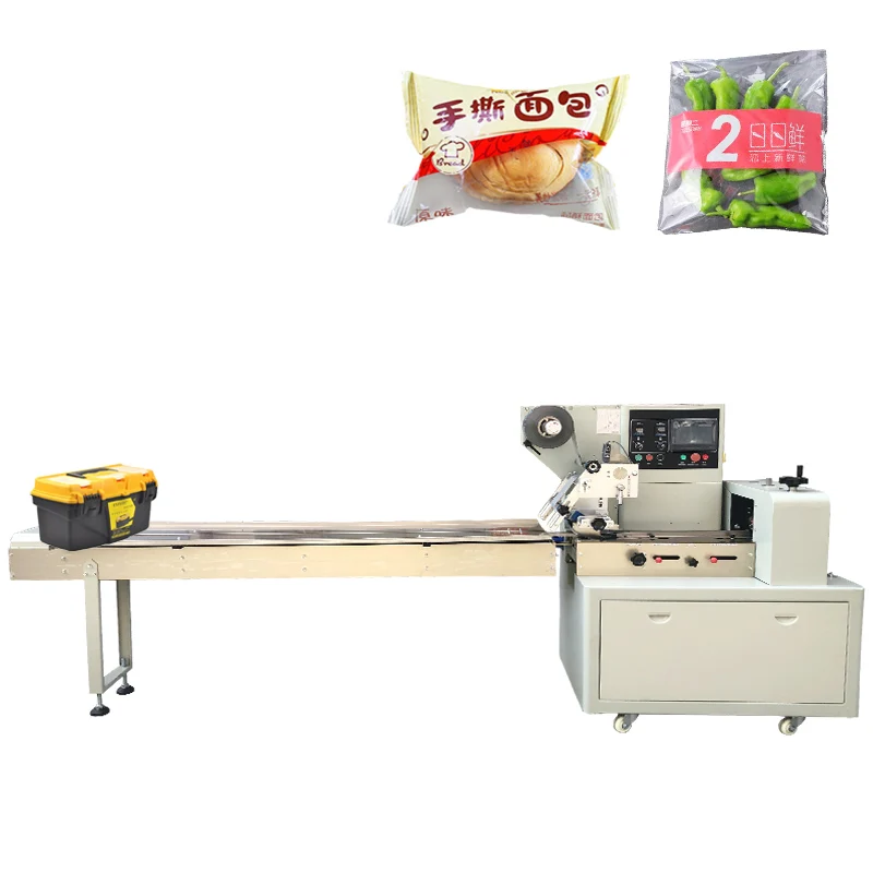 automatic grocery Food Sauce Seasoning packets Horizontal  flow pack packing machine