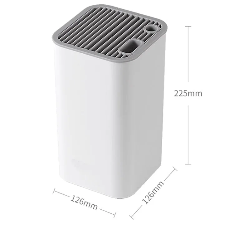 
New PP plastic kitchen knife holder standing storage rack for safe storage of knives 
