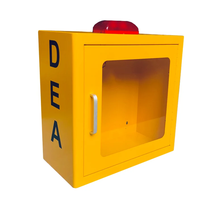Универсальные настенные шкафы AED Defibrillator | AED Box со звуковой сигнализацией