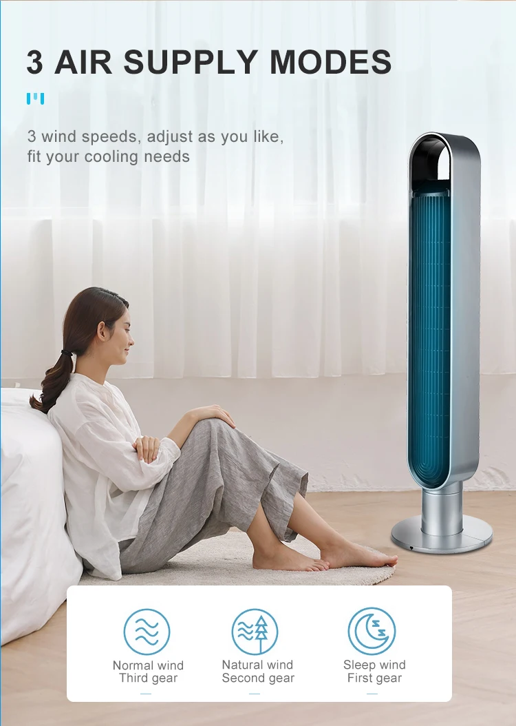 46 inch 100CM Remote Control LED display screens electric quiet silent cooling tower fan