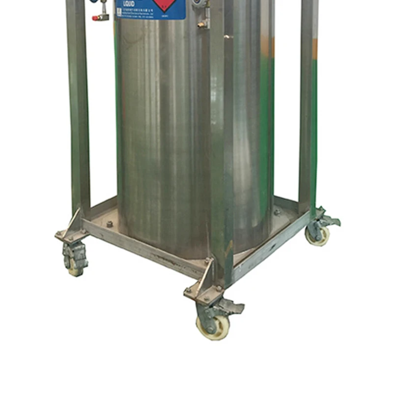 DPL-450-410L -2.02MPa Insulated Welded Pressure Vessel New Liquid Oxygen Dewar Cylinder Tank with Pump Core Components