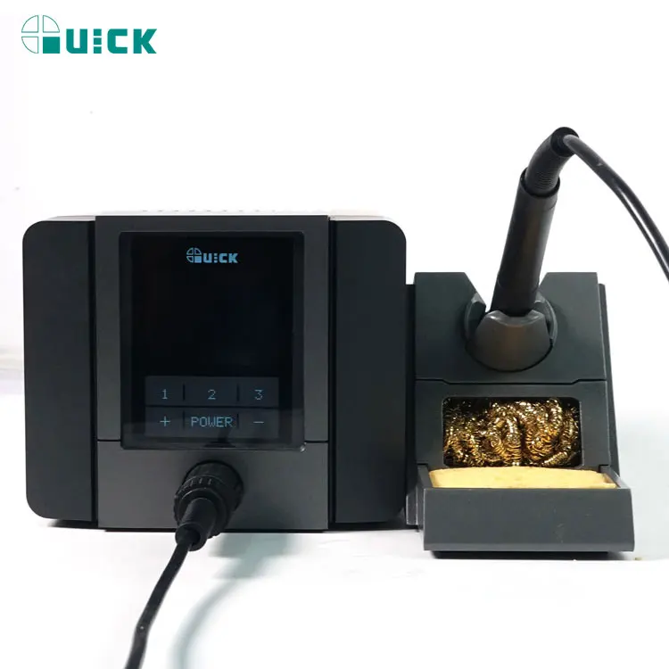 QUICK TS1200A интеллектуальная сенсорная Бессвинцовая паяльная станция 120 Вт