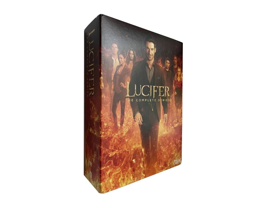 Lucifer Season 1-6 The Compete Series 20 Discs Factory Wholesale DVD Movies TV Series Cartoon Region 1/Region 2 DVD Free Ship
