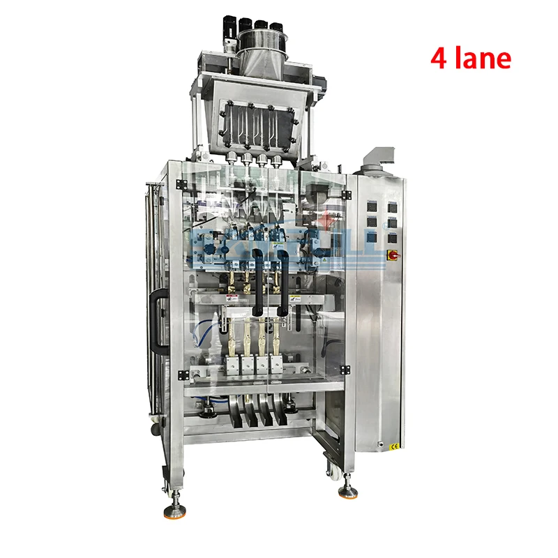 Automatic multi lane sugar salt mixed powder filling packing machine sugar stick packing machine