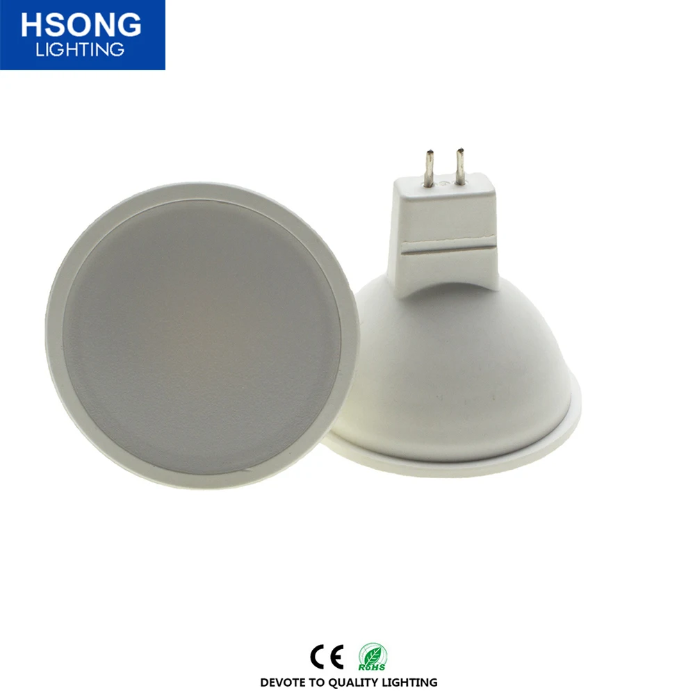Indoor lighting Flat cover or lens style Gu5.3/ Gu10/ MR16 Led Bulb spotlight energy saving
