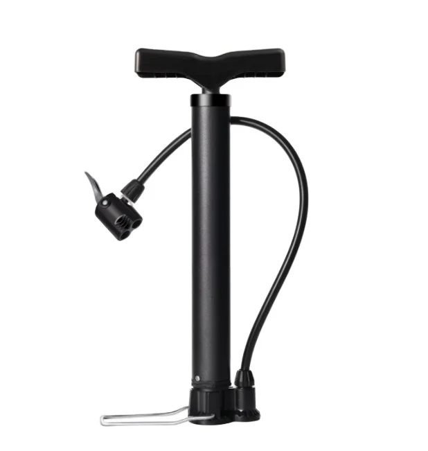 Hand Operated Inflator Pump Mini High Pressure Compressor with Big Gauge Style