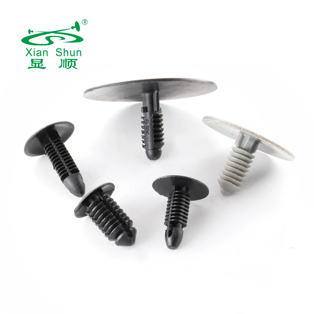Xian Shun Plastic Hood Insulation Retainer Model C539,C546,C555,C572,C575 Fir tree clips Plastic Weatherstrip Retainers