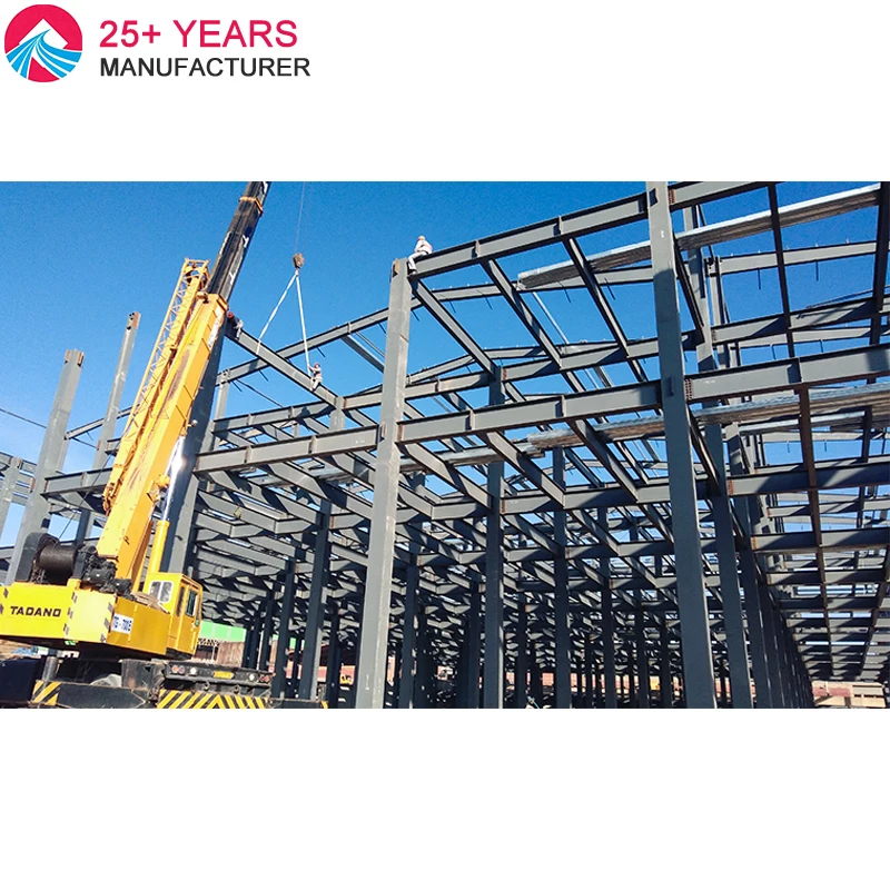 Prefabricated Tower Type Fully Assembled Car Park Prefab Garage Apartment Prefab steel structure factory building