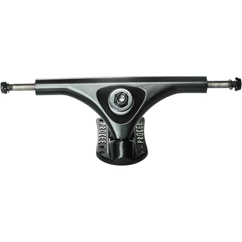 Wholesale Professional 7 inch 180mm Aluminium Gravity Casting Longboard Trucks 50 Degree Custom Black Red Coating skate trucks