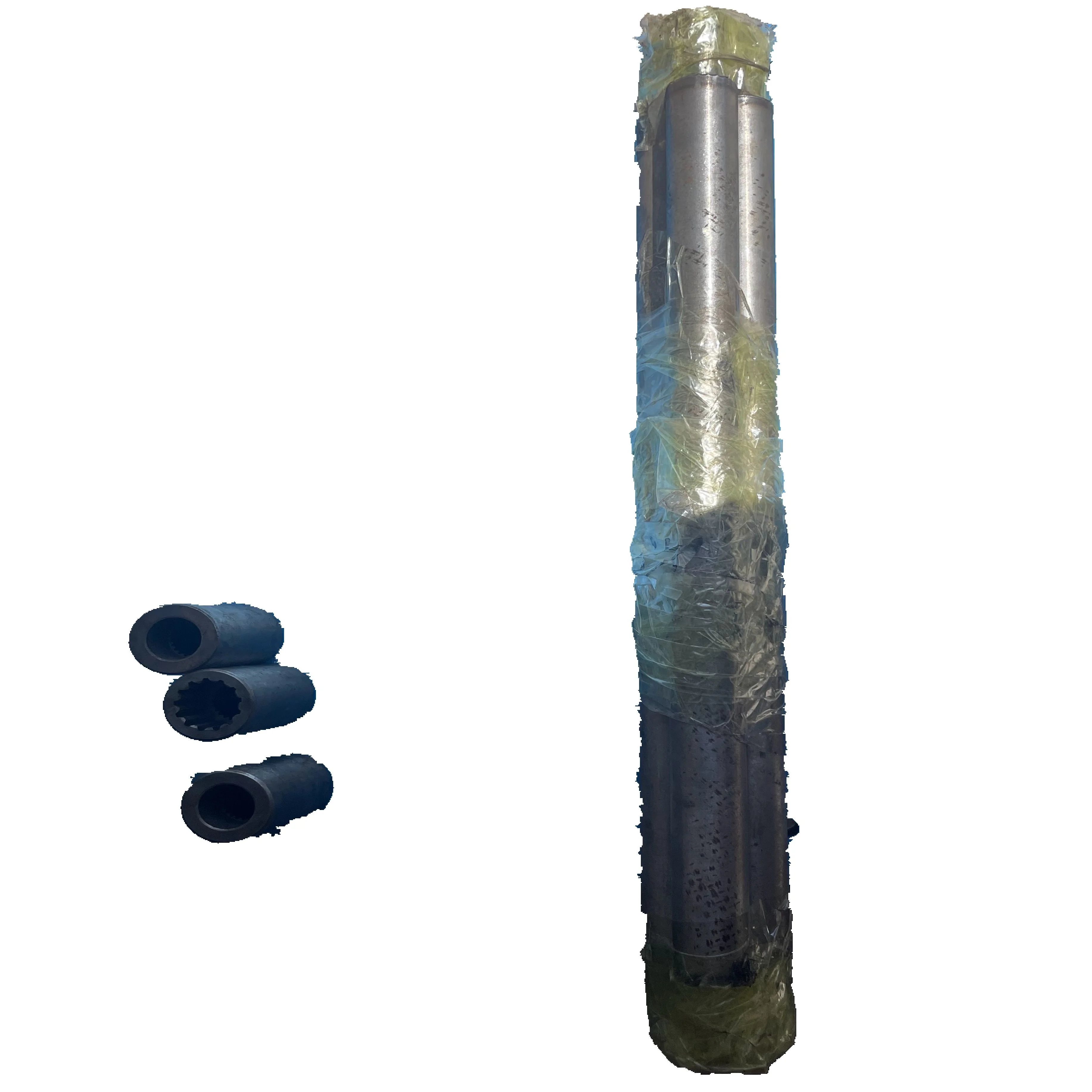 Trolley gear shaft and coupling