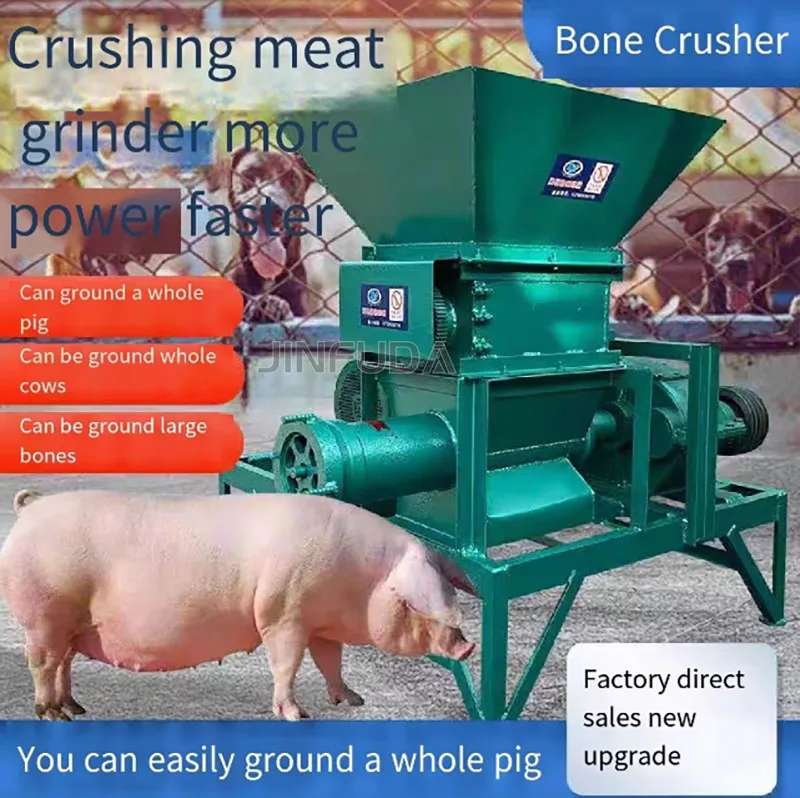 Commercial Meat Processing Machinery Sausage Slaughtering Machine 32 Frozen Fresh Meat Bone Grinder Meat Grinder